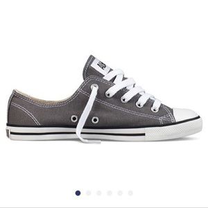 Charcoal converse sneakers